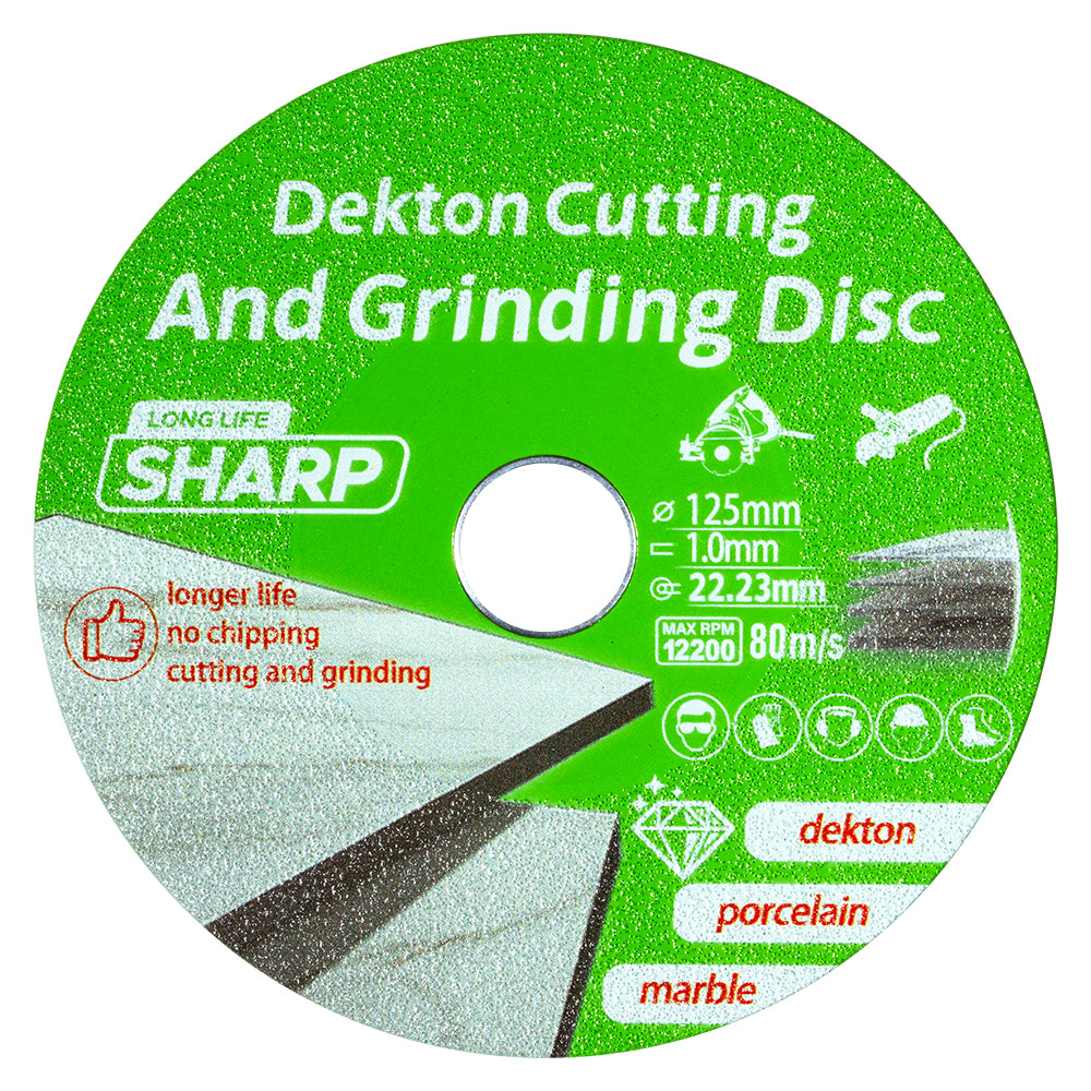 GREEN ELECTROPLATED BLADE FOR DEKTON/PORCELAIN - Detroitdiamondtools