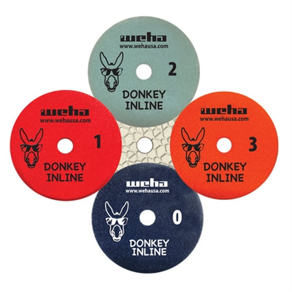 Weha Donkey 6" 3 Step Inline Polishing Pads Step 0