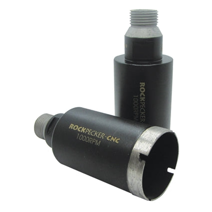 RockPecker 1 3/4" CNC Core Bit Granite Marble Quartz Quartzite 1/2 Gas