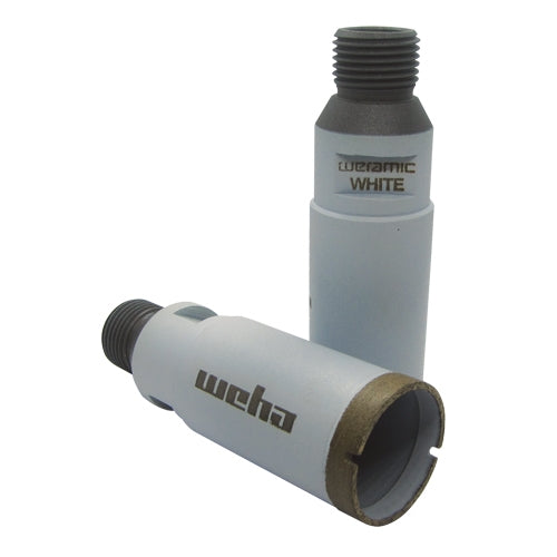 Weramic 1 1/4" CNC Porcelain Ceramic Core Bit 1/2 Gas Thread