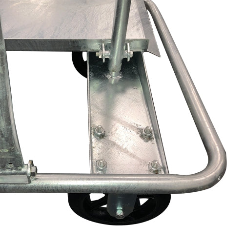 WEHA GALVANIZED GRANITE SHOP CART - BROKEN DOWN - Detroitdiamondtools