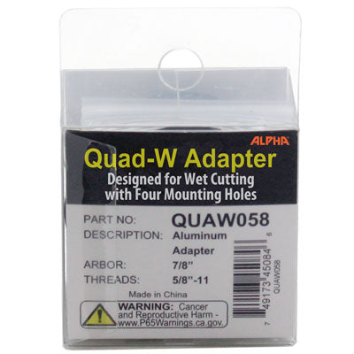 ALPHA Quad-W Adapters -detroitdiamondtools