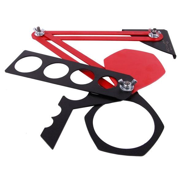 MECHANIC TILE TEMPLATE - Professional Tile Marking Tool for Sockets, Pipes & Angles
