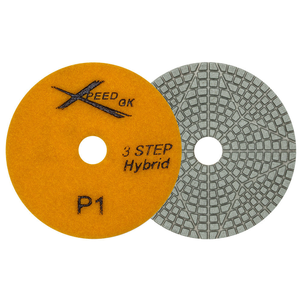 XPEED 3 STEP POLISHING PAD - STAR SHAPE - Detroitdiamondtools