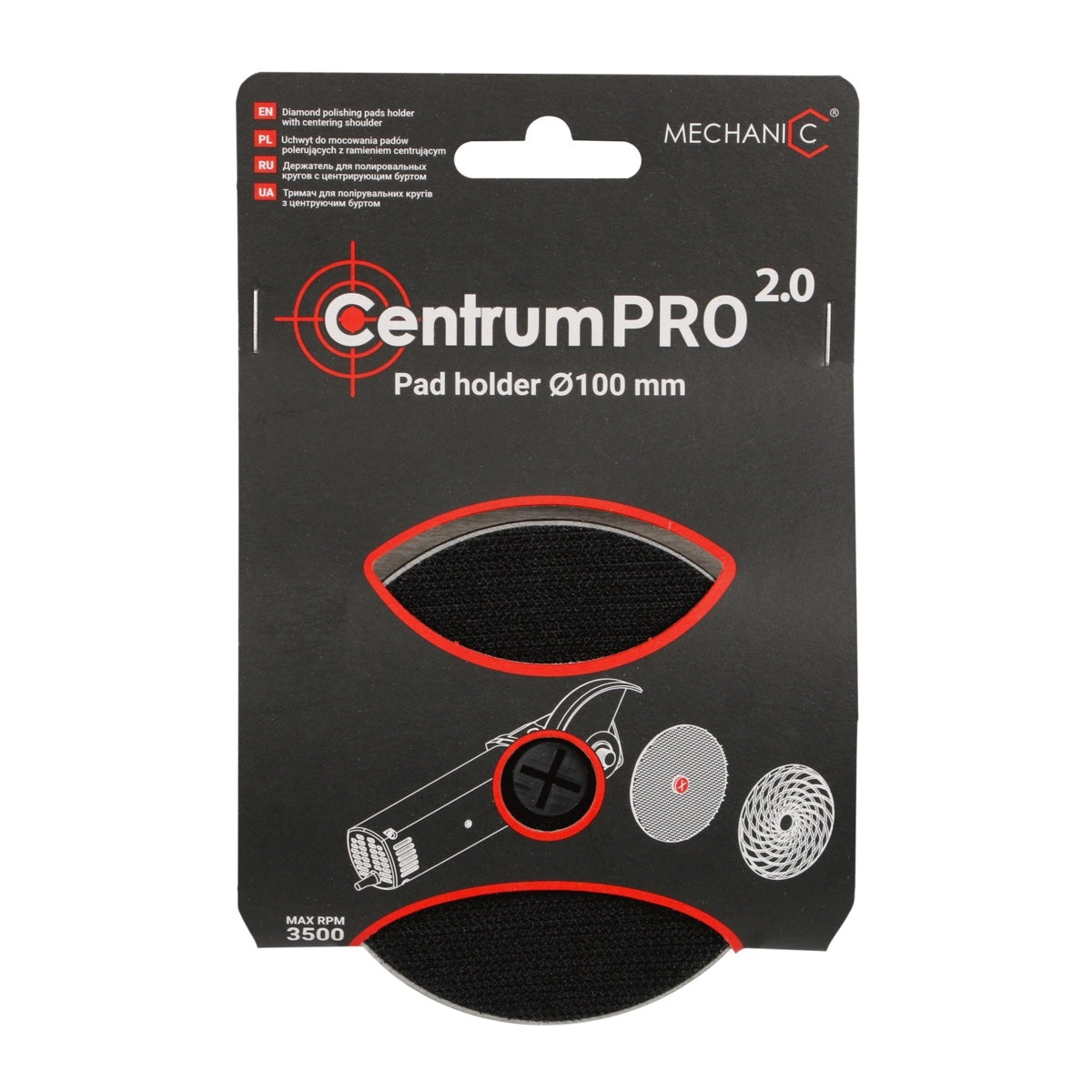 MECHANIC CENTRUM PRO 2.0 4" PAD HOLDER