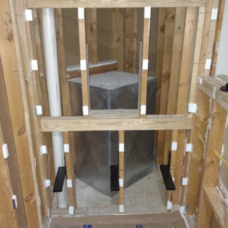 BUILT WITH FOAM WALL FLATTENING SHIM KIT