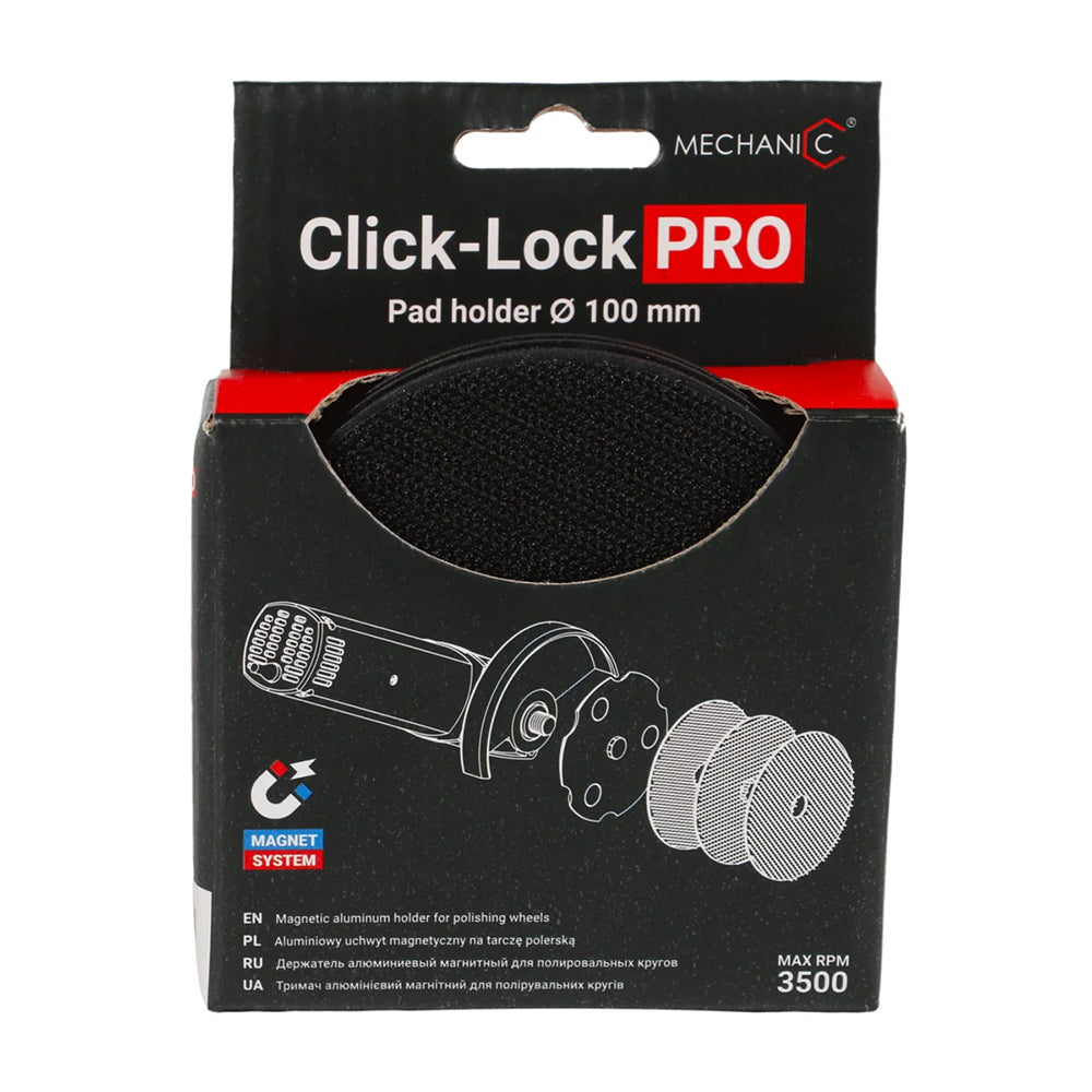 MECHANIC CLICK-LOCK PRO™ MAGNETIC PAD HOLDER 4″