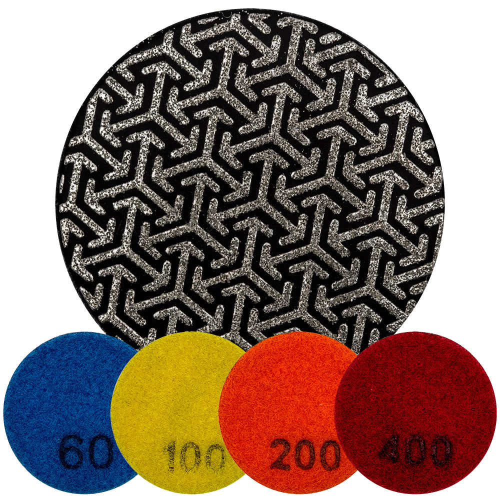 DDT 2" ELECTROPLATED POLISHING PADS