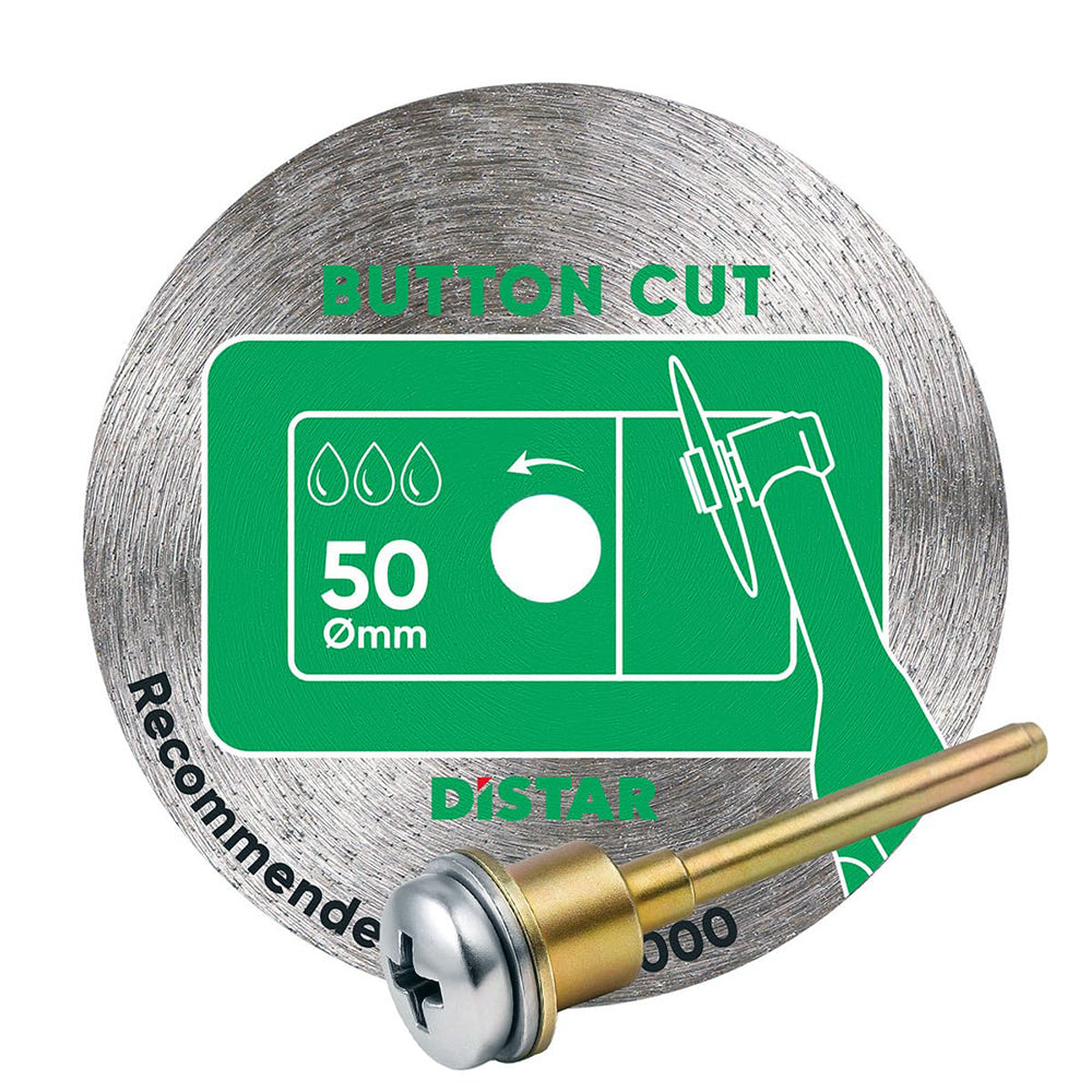 DISTAR BUTTONCUT 2" DIAMOND BLADE – ULTRA-CLEAN PORCELAIN & CERAMIC CUTTING