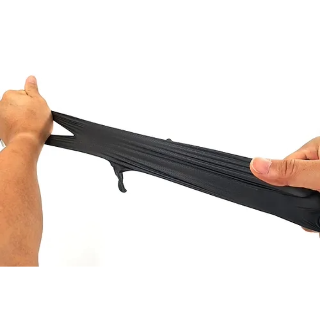 BLACK NITRILE GLOVES 10mil - Detroitdiamondtools