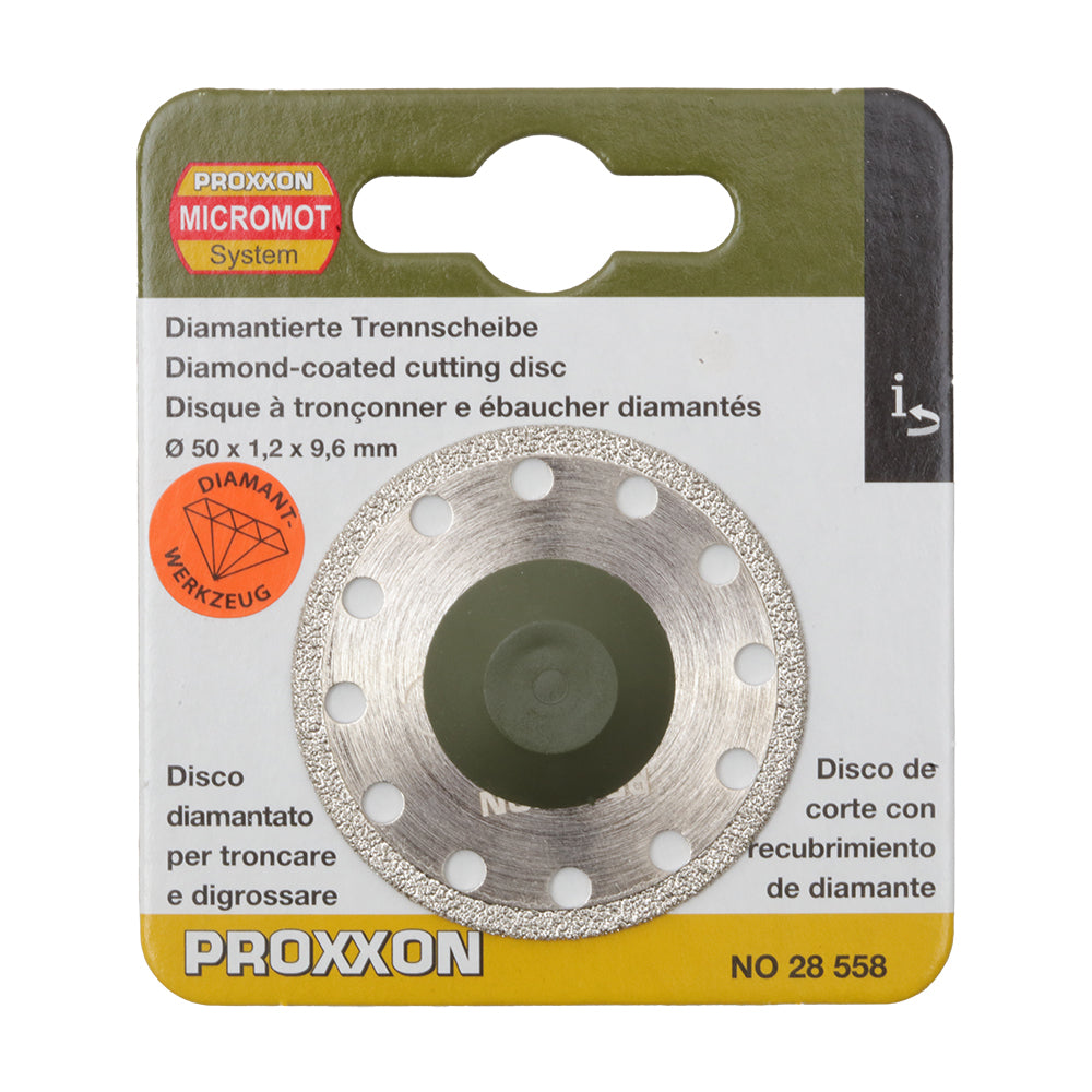 PROXXON 2″ DIAMOND COATED CUTTING DISC – PORCELAIN, CERAMIC, GLASS & STONE SKU 28558