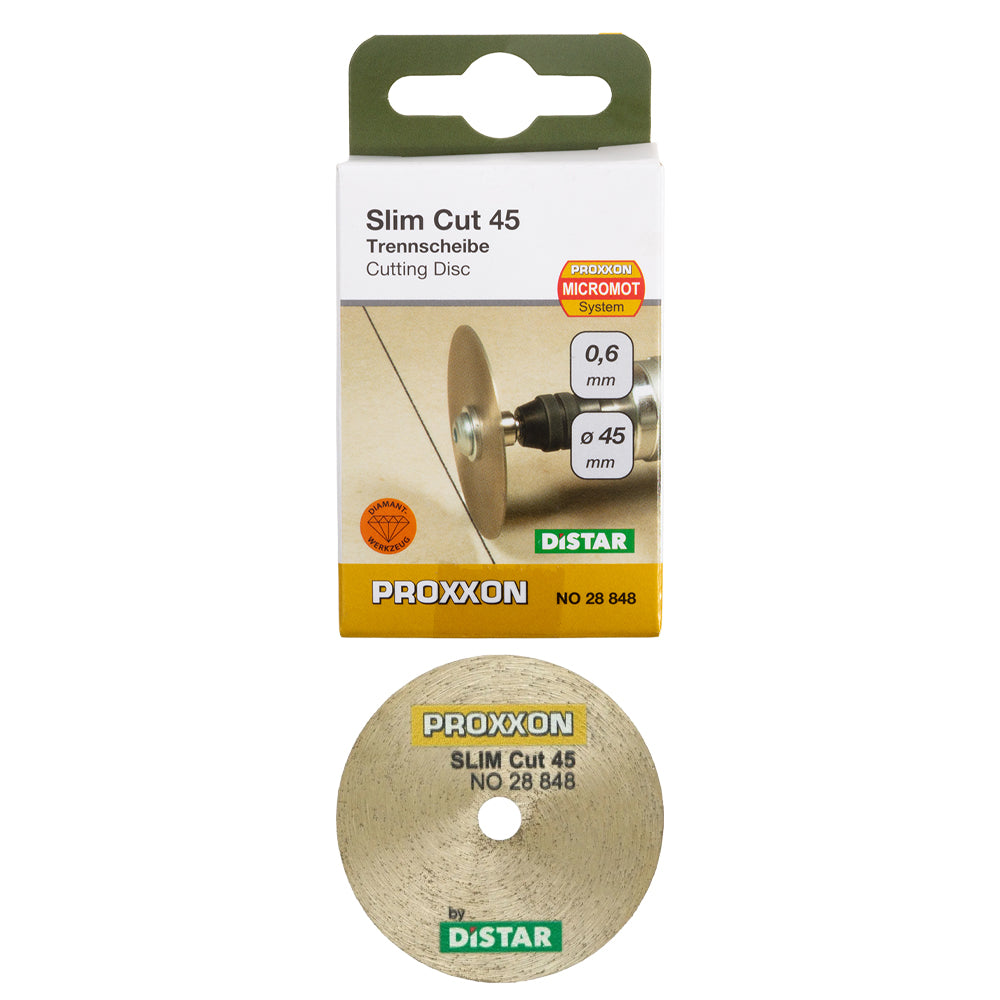 PROXXON INC. X DISTAR SLIM CUT 45 DIAMOND CUTTING DISC FOR LWB/E & LWB/A – 45MM
