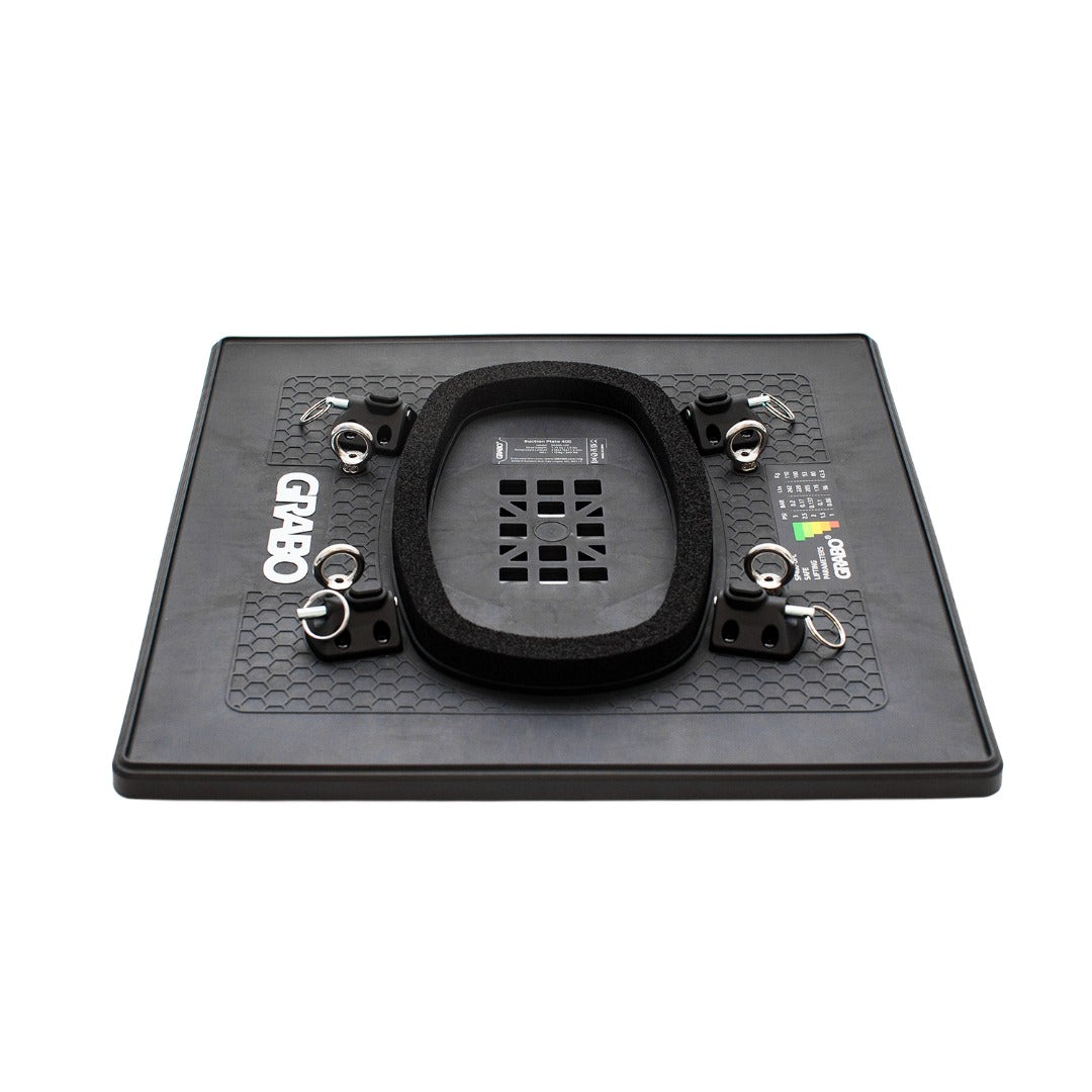 grabo high flow suction plate quick lock pin attachment