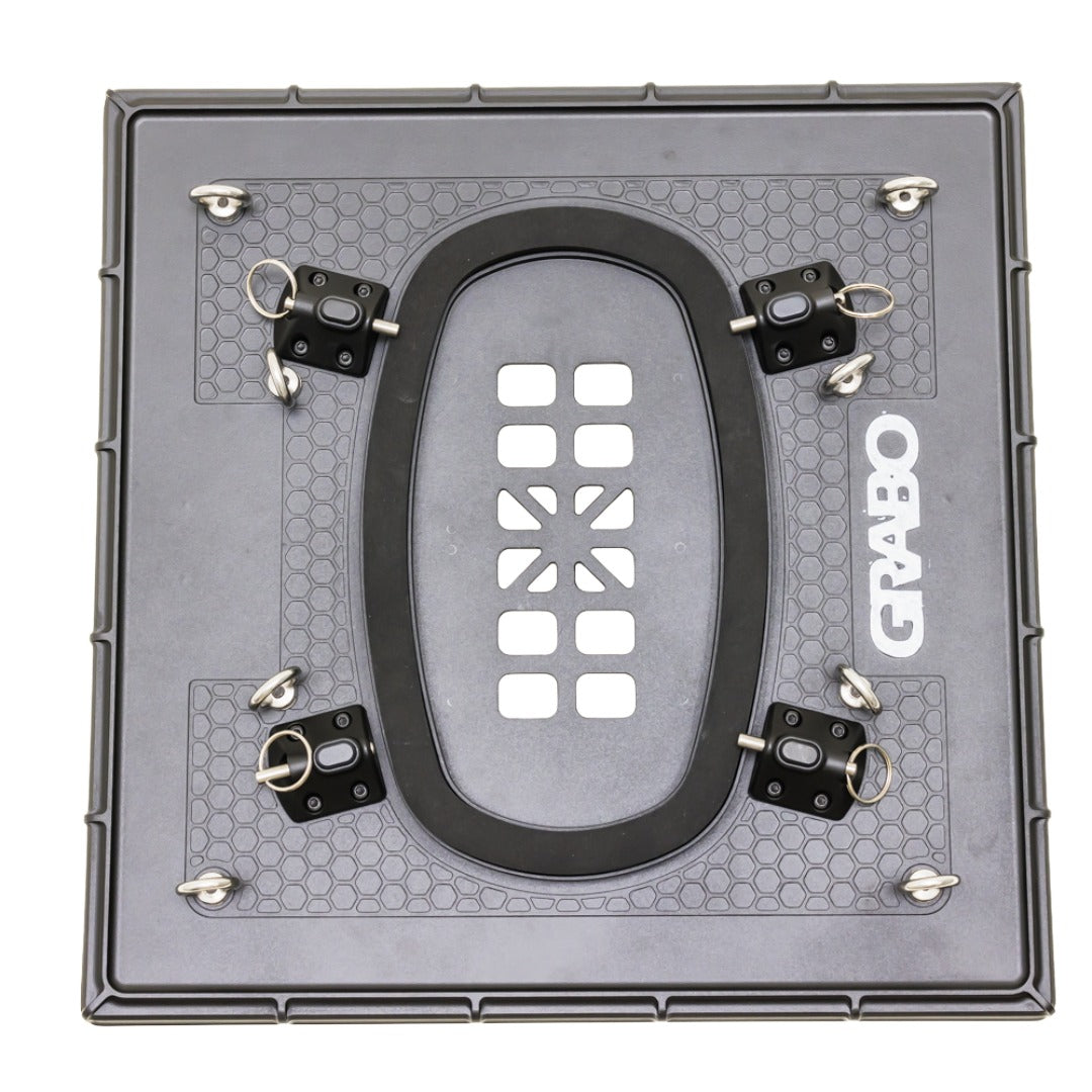 grabo high flow suction plate quick lock pin attachment