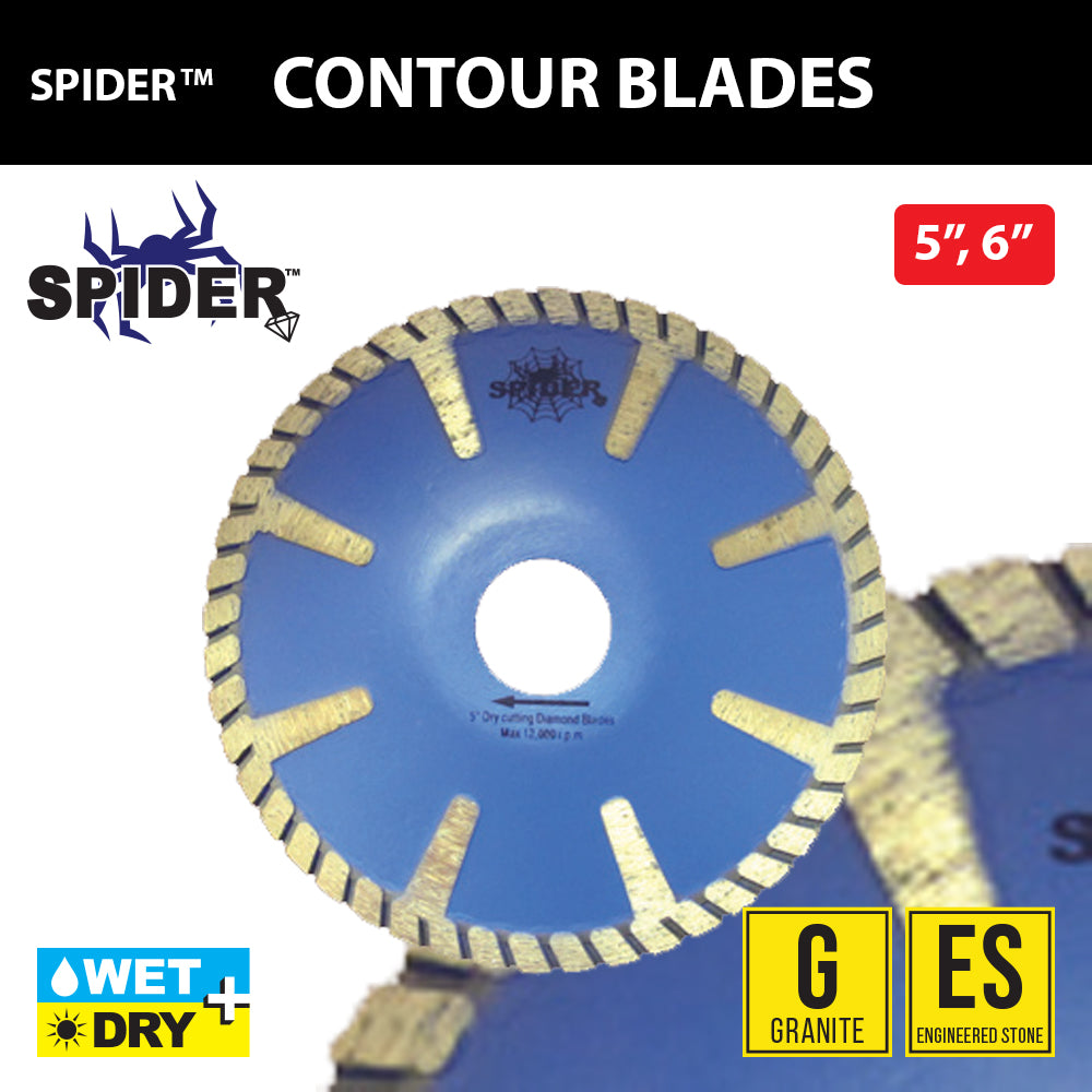 SPIDER™ CONTOUR BLADES - Detroitdiamondtools