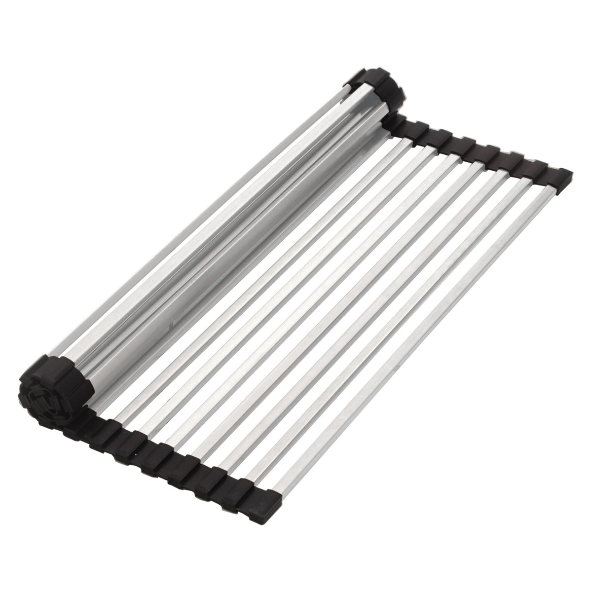 ROLL UP KITCHEN SINK DRYING RACK - Stainless Steel
