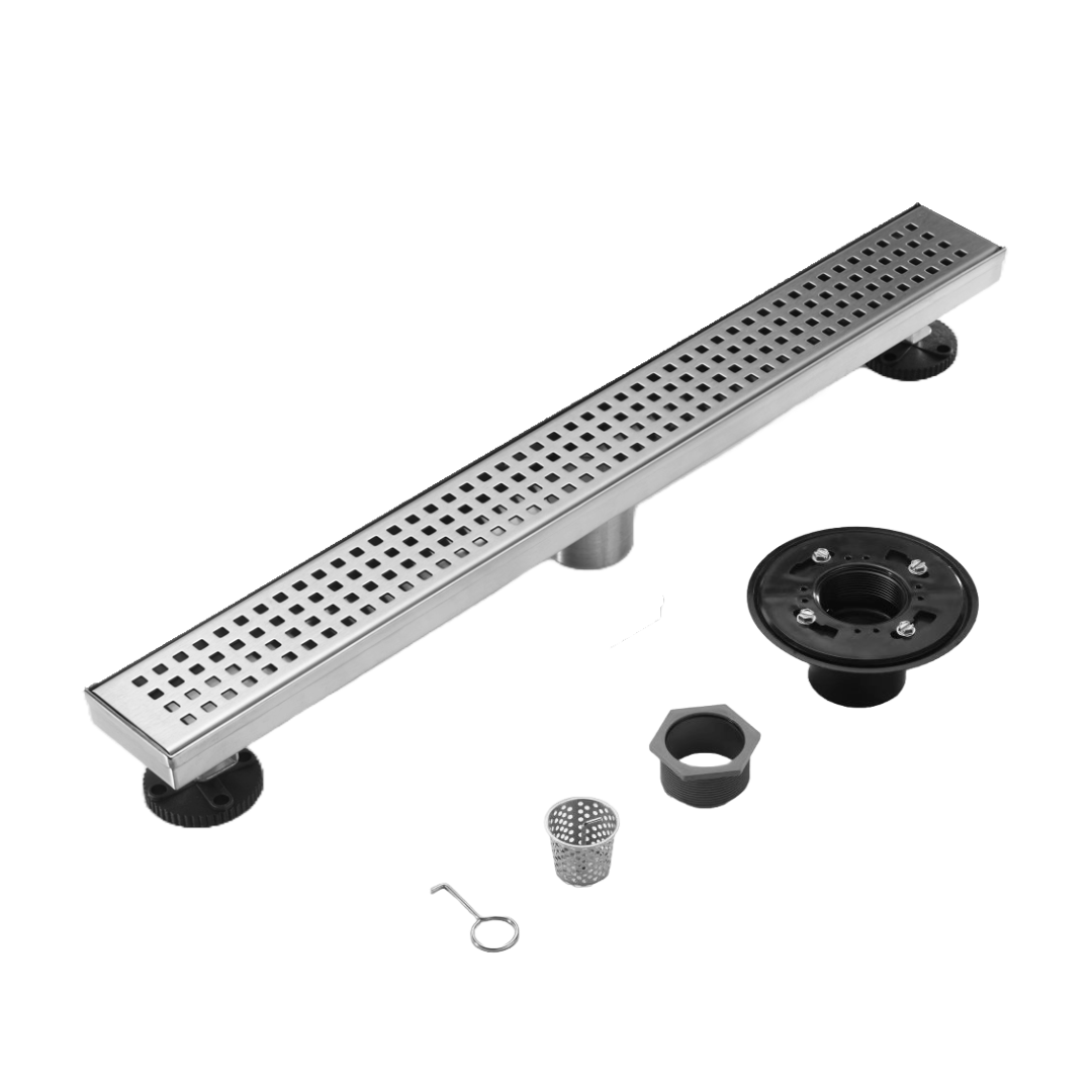 LINEAR SHOWER DRAIN - GRATED DESIGN - Detroitdiamondtools