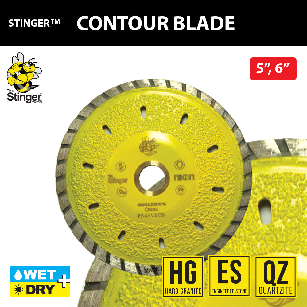 The Stinger™ Contour Blades for Natural Stone - Detroitdiamondtools