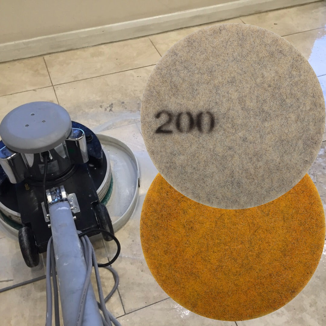 STONE MAINTENANCE FLOOR 17" POLISHING PADS – 7 STEP SYSTEM