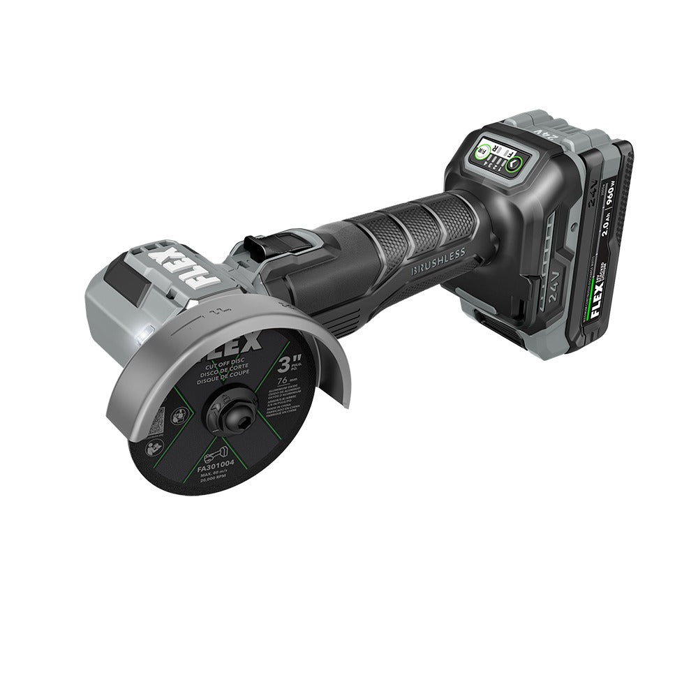 FLEX 24V 3″ MINI GRINDER & CUT-OFF TOOL KIT – FX3111A-1K