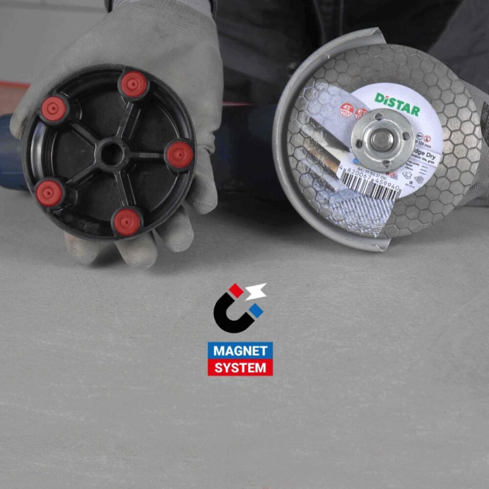 MECHANIC CLICK-LOCK UNI MAGNETIC POLISHING BASE FOR ANGLE GRINDERS