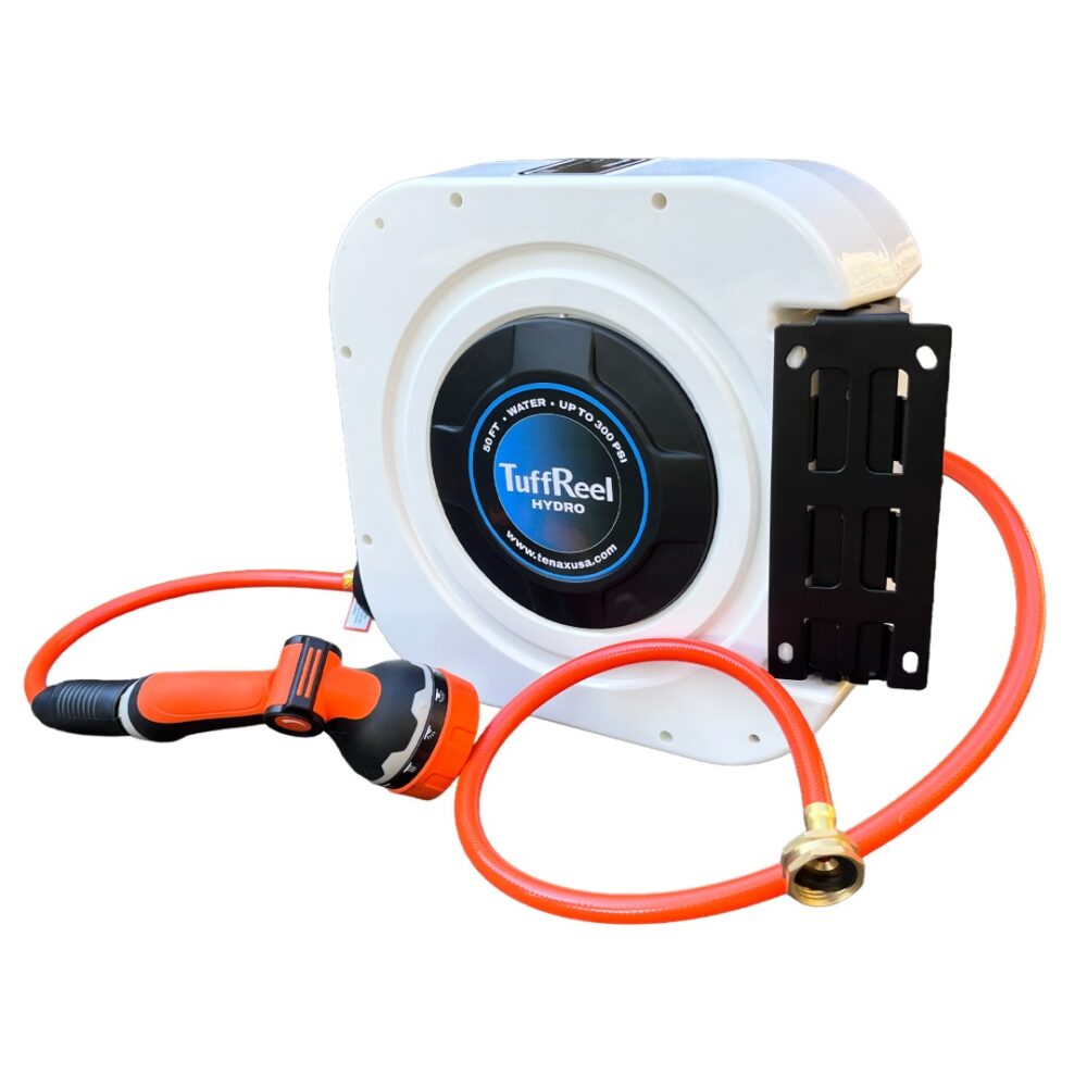 TUFFREEL HYDRO 50 FT RETRACTABLE WATER HOSE REEL