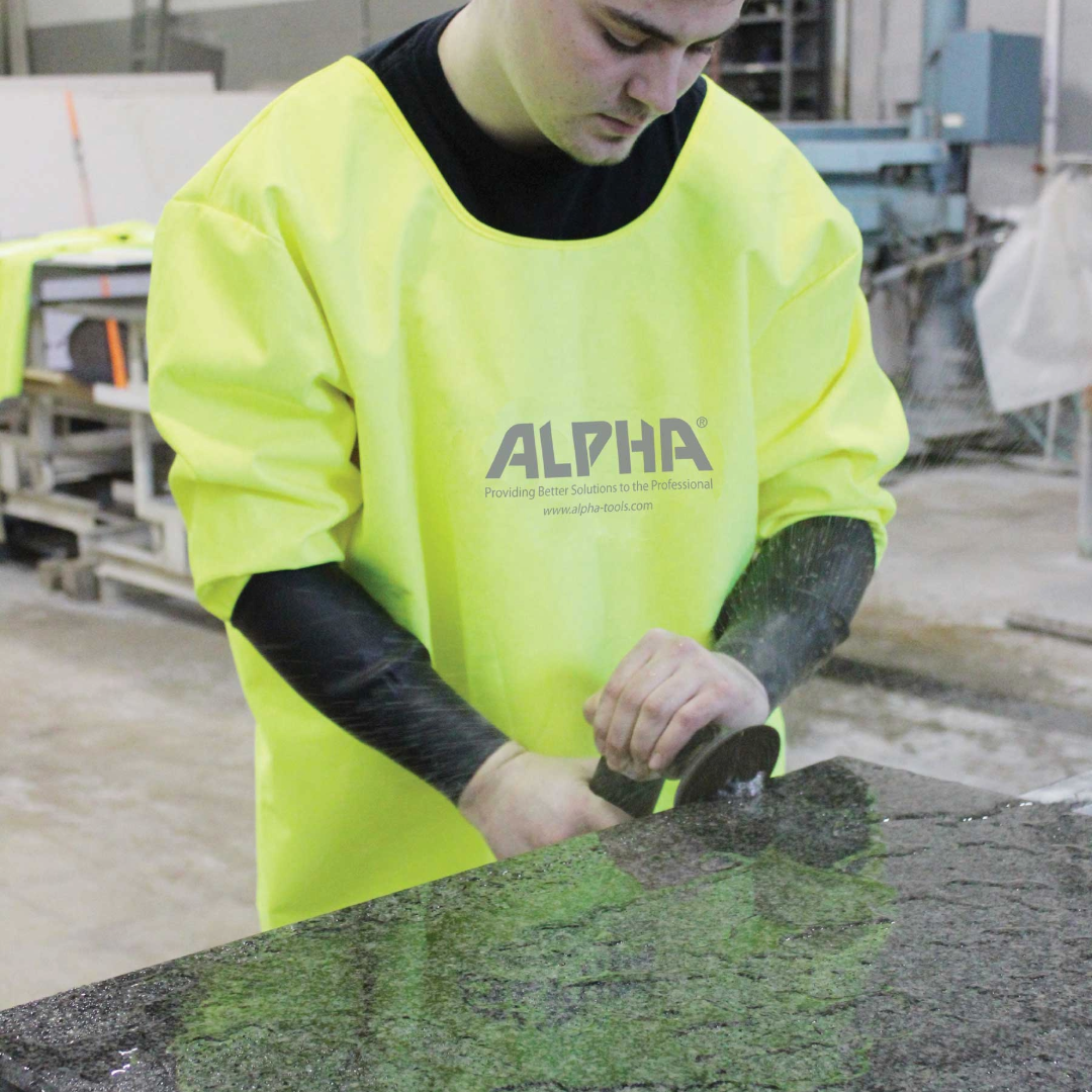 Multi-Purpose Aprons - ALPHA WATERPROOF APRON - LS LARGE - Detroitdiamondtools