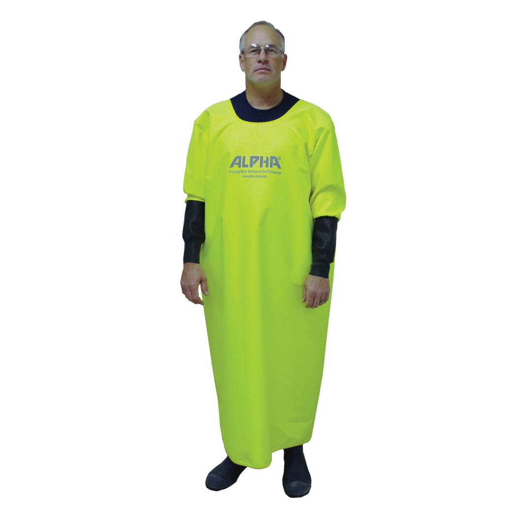 ALPHA WATERPROOF APRON - LS LARGE - Detroitdiamondtools