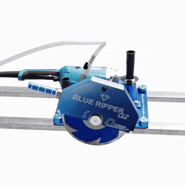 Blue Ripper G2 Rail Saw - Omega Diamond Inc - Detroitdiamondtools