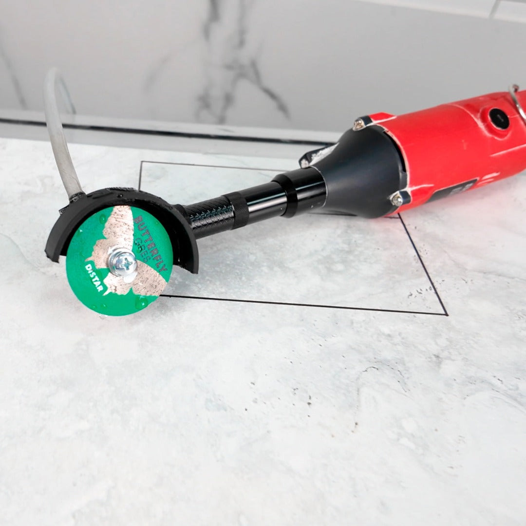 45mm diamond blade on grinder for tile cutting