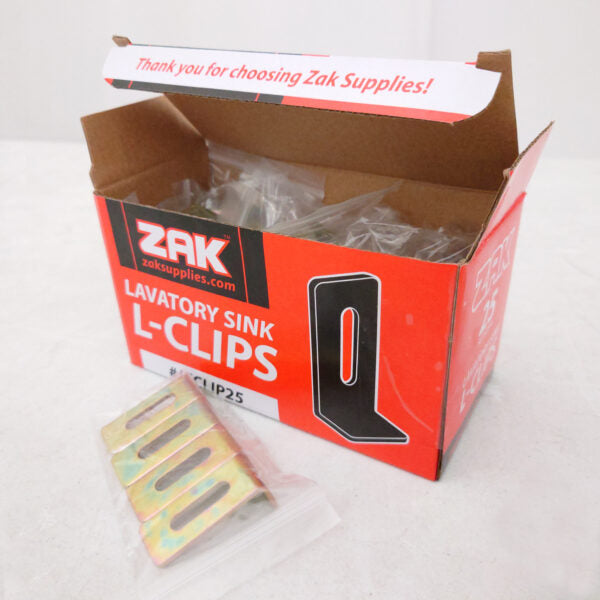 ZAK Sink L Clips (Box of 25) - Detroitdiamondtools