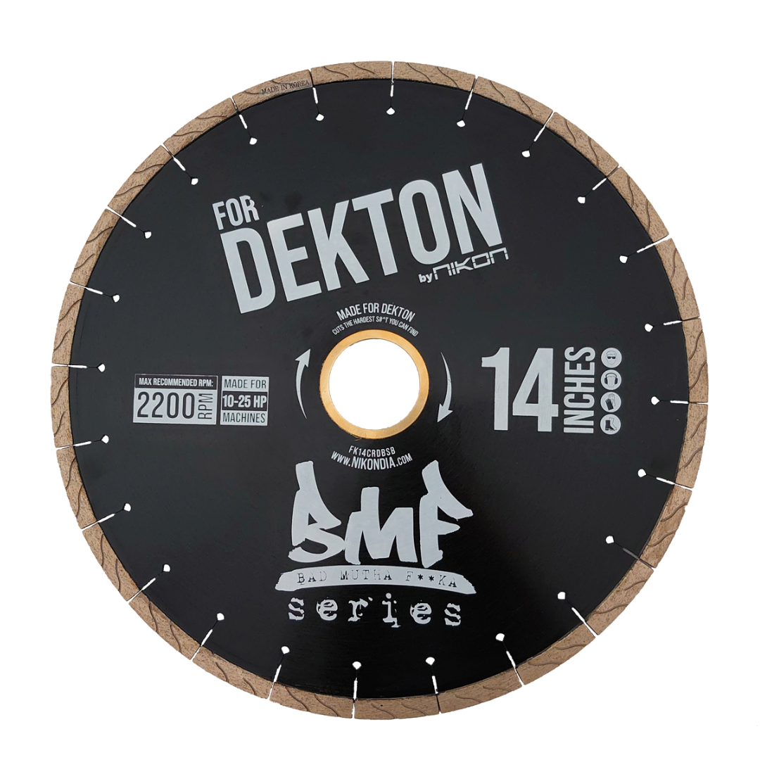 BMF™ Dekton Silent Core Continuous Rim Bridge Saw Blade