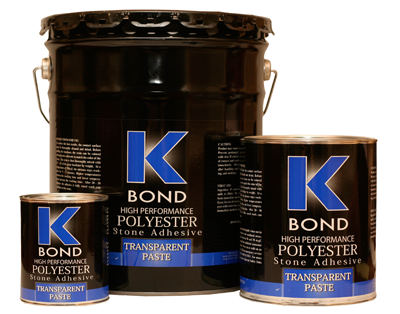 K-BOND POLYESTER STONE ADHESIVE KNIFE GRADE - Transparent Paste - Detroitdiamondtools