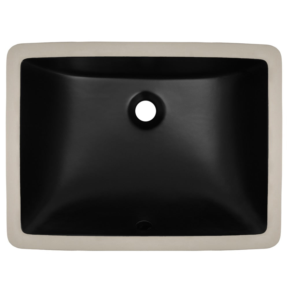PORCELAIN UNDERMOUNT RECTANGLE SLOPE STYLE SINK USR1813