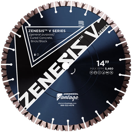 ZENESIS™ V-SERIES FOR CONCRETE BRICK & BLOCK - Detroitdiamondtools