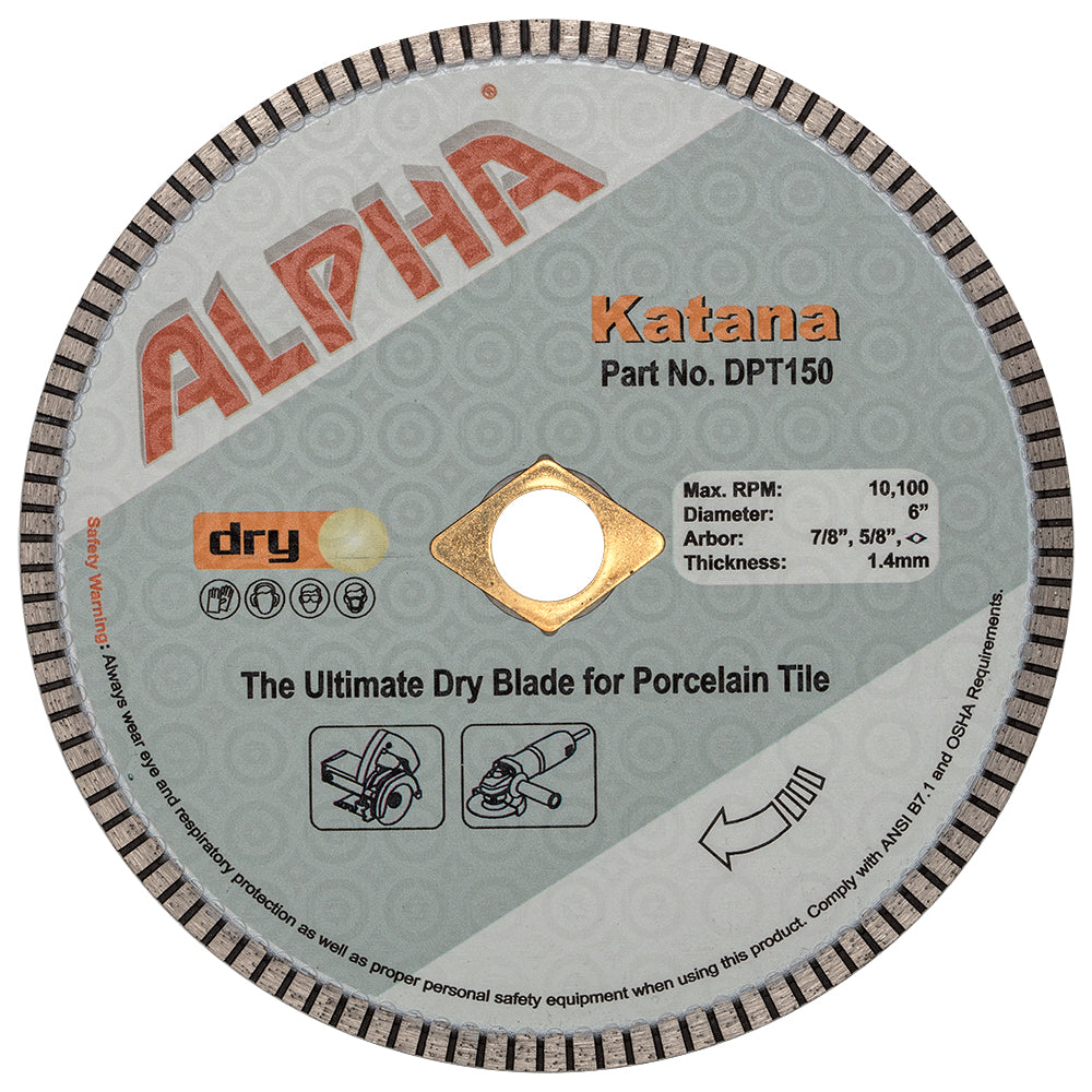 ALPHA KATANA DIAMOND BLADE - Detroitdiamondtools
