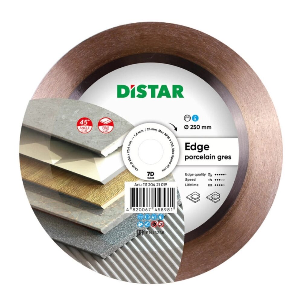 DISTAR EDGE DIAMOND BLADE FOR 45° MITER CUTTING – 1A1R