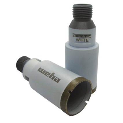 Weramic 1 1/2" CNC Porcelain Ceramic Core Bit 1/2 Gas Thread