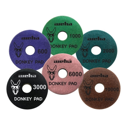 4" WEHA DONKEY POLISHING PADS - Detroitdiamondtools