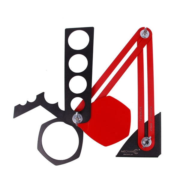 MECHANIC TILE TEMPLATE - Professional Tile Marking Tool for Sockets, Pipes & Angles