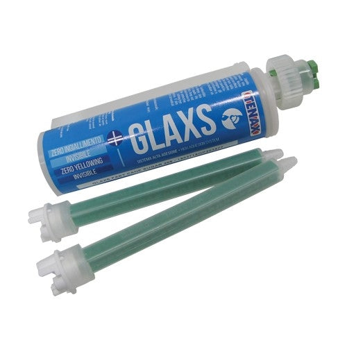 1RGLAXSCCLEANWHITE - TENAX GLAXS FAST WHITE 215 ML 2+1 215 ML CARTRIDGE ADHESIVE - Detroitdiamondtools