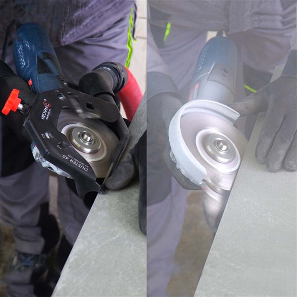 MECHANIC DUSTER 45 5" DUST SHROUD FOR ANGLE GRINDERS