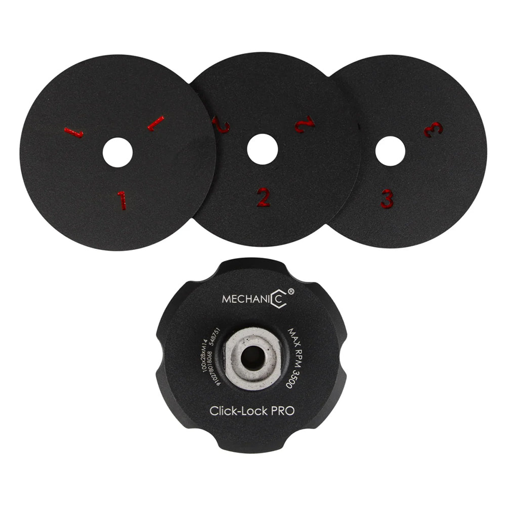 MECHANIC CLICK-LOCK UNI MAGNETIC POLISHING BASE FOR ANGLE GRINDERS