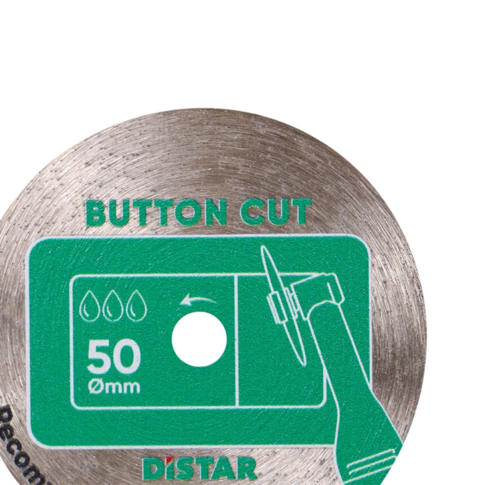 DISTAR BUTTONCUT 2" DIAMOND BLADE – ULTRA-CLEAN PORCELAIN & CERAMIC CUTTING