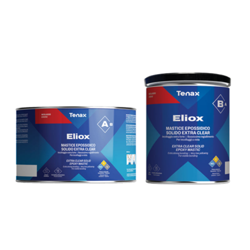 TENAX ELIOX EXTRA CLEAR KNIFE GRADE TWO-PART EPOXY ADHESIVE - Detroitdiamondtools
