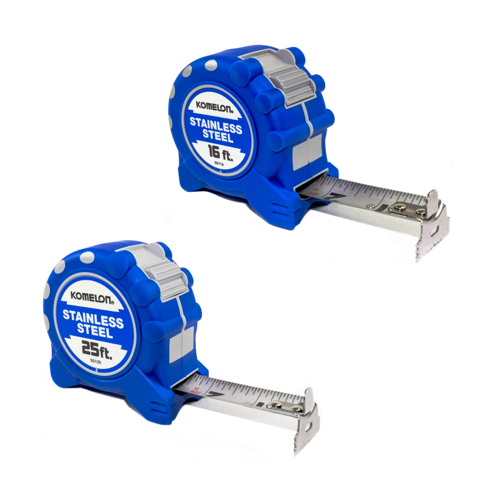 KOMELON STAINLESS STEEL GRIPPER TAPE MEASURE - Detroitdiamondtools