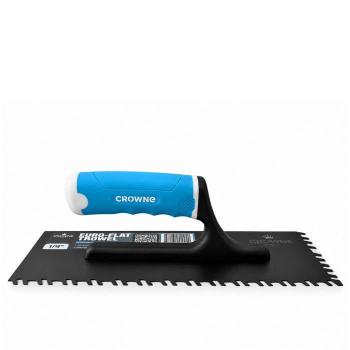 CROWNE TOOLS EURO-FLAT NOTCH TROWEL