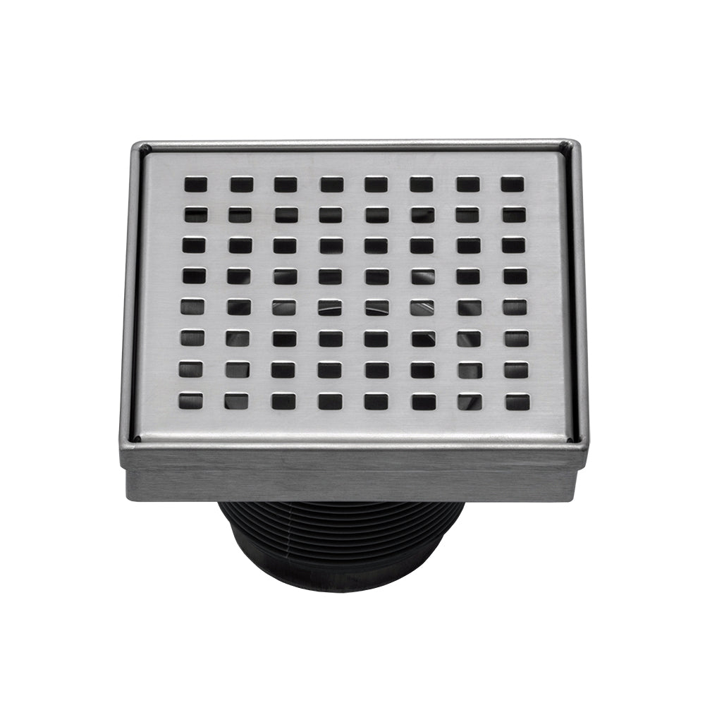 SQUARE SHOWER DRAIN - GRATED DESIGN