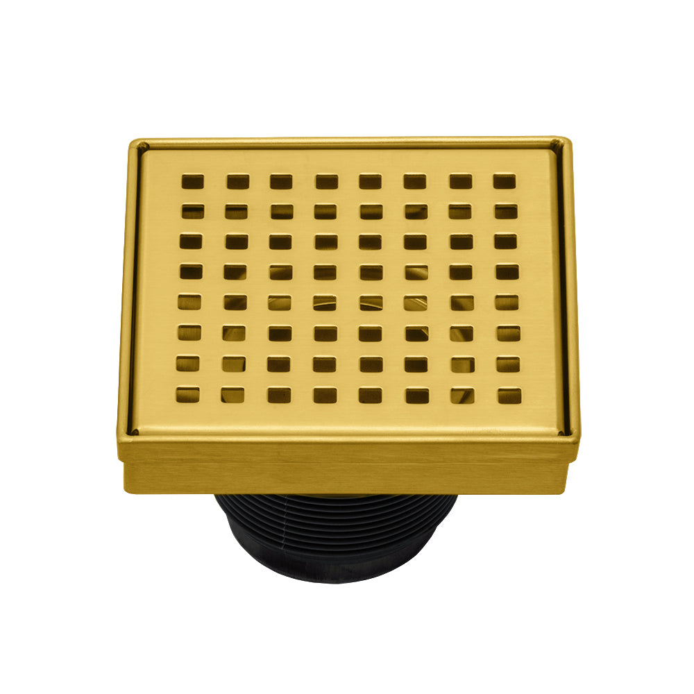 SQUARE SHOWER DRAIN - GRATED DESIGN
