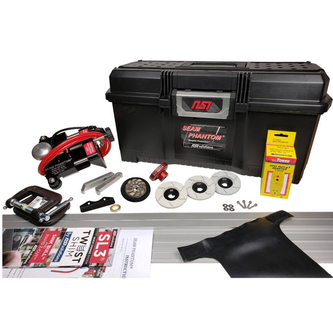 NSI SEAM PHANTOM® CENTER WATER FEED ELECTRIC PACKAGE - Detroitdiamondtools
